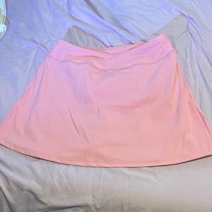 Chic Pink Skater Skirt